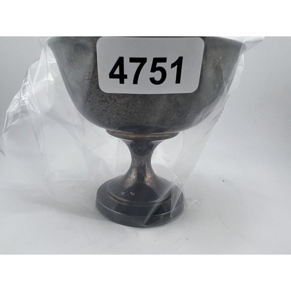 Vintage Wm. A. Rogers Tableware Antique Silver Plate Footed 3.5" Ice Cream‎ Dish - Picture 9 of 9